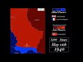 The 1940 invasion of Luxembourg (Every hour)