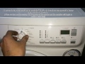 Diagnostico-Reset lavadora Electrolux (EWF 12480 W).[Test washing machine].