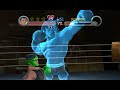 Punch Out!! Wii Giga Mac in hologram fight