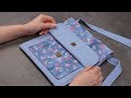 How to sew a simple crossbody bag - easy sewing tutorial!