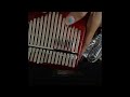 My first time playing Kalimba…so relaxing