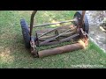 How a manual grass cutting machine works - Must watch