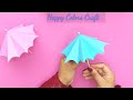 How to make paper Umbrella  that open and close | Easy paper crafts| DIY crafts easy| Paper Umbrella