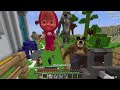 JJ and Mikey hide From All MASHA and The BEAR Monsters challenge in Minecraft - Maizen