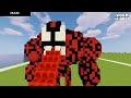 MINECRAFT: NOOB vs PRO vs HACKER vs GOD: VENOM: LET THERE BE CARNAGE. BUILD CHALLENGE.