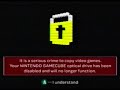 Nintendo GameCube Anti-Piracy Error