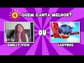 🔊 Adivinhe Quem Está CANTANDO?💃😨🎵#53 | TIKTOK | DIVERTIDA MENTE 2 | Emilly vick,Despicable Me 4,Elsa