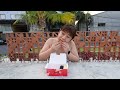 Eating KFC in Indonesia