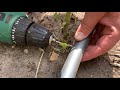 DIY Rain Barrel & Drip Line Irrigation System