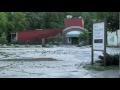 Irene causes flooding in Brattleboro on August 28, 2011