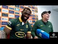 SPRINGBOKS:  Brisbane Post match press conference: Rassie Erasmus & Siya Kolisi