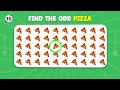 Find the ODD One Out - Junk Food Edition 🍔🍕🍩 || Ultimate Emoji Quiz