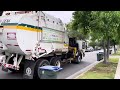 City of Pasadena Public Works CCC Heil Rapid Rail ASL 3196 on Yard Waste