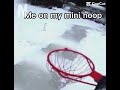 Me on my mini hoop